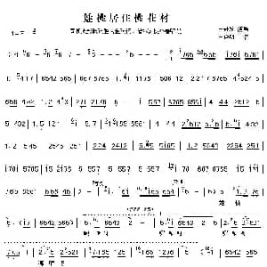 碗碗腔 姓桃居住桃花村 皮影 金碗钗 借水 桃小春唱段 王朝俊记谱版 王朝俊记谱