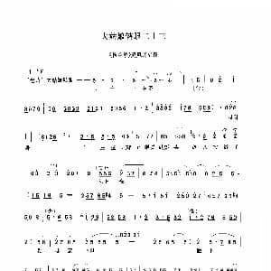 豫剧谱 | 大姑娘转眼二十三 抬花轿 选段