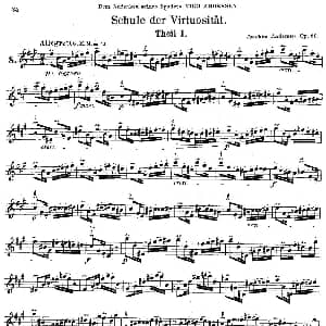 长笛曲谱 | Schule der Virtuosität. Op. 60 8 丹麦 安德森