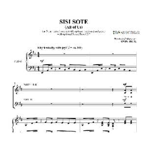 Sisi Sote合唱谱_歌曲简谱