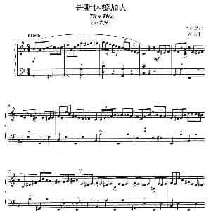 手风琴谱 | TICO TICO 哥斯达黎加人 阿布莱尔