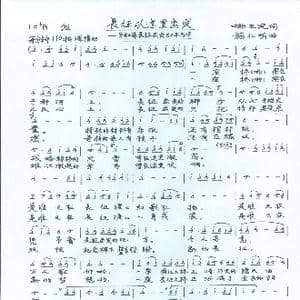 长征从这里出发_歌谱投稿_词曲:姚玉凤 施仁明