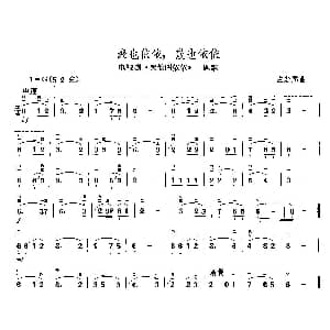 二胡谱 | 聚也依依 散也依依 左宏元