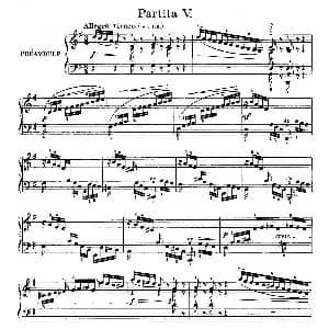 Six Partitas BWV 825 830 钢琴谱 约翰 塞巴斯蒂安 巴赫 J.S.Bach,