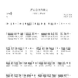 野百合也有春天_歌曲简谱_词曲:罗大佑 罗大佑