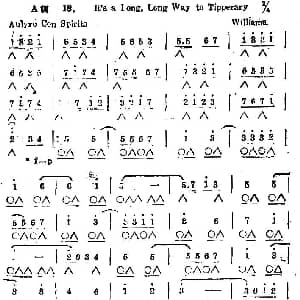 口琴谱 | It's a long, long way to Tipperary 漫漫长路到蒂珀雷里