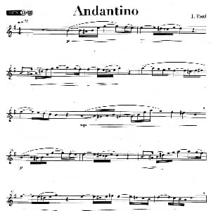 萨克斯谱 | Andantino F Tosti