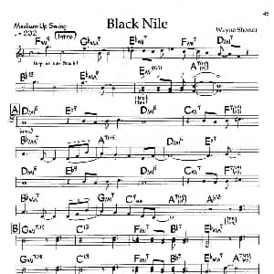 Black Nile 钢琴谱