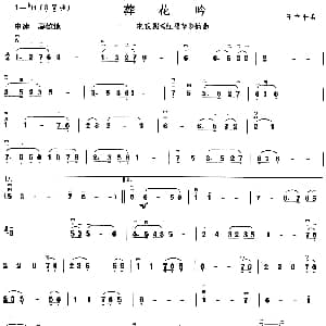 二胡谱 | 葬花吟 电视剧 红楼梦 插曲