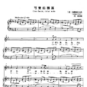 可爱的圈套 意大利 _外国歌谱_词曲: 意 加斯帕里尼