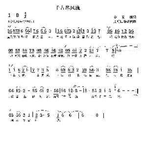 千古尽风流_歌曲简谱_词曲:李发模 明仁 建国