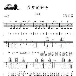 希望的种子 吉他谱 杨培安 陈国华 陈国华曲 彼岸