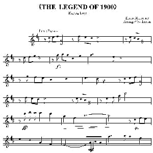 小提琴谱 | THE LEGEND OF 1900 小提琴谱