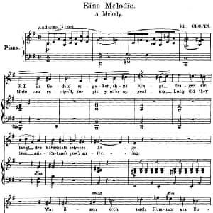 Chopin 17 Polish Songs Op.74,No.9_外国歌谱_词曲: 弗雷德里克 弗朗索瓦 肖邦