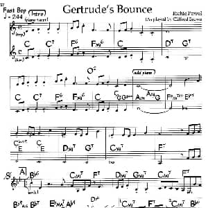 Gertrude's Bounce 钢琴谱