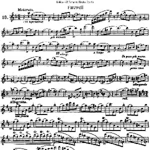 长笛曲谱 | 25首浪漫练习曲作品66号 NO.13 Kohler 柯勒