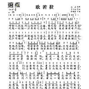 欧若拉_歌谱投稿_词曲:施立 李天龙