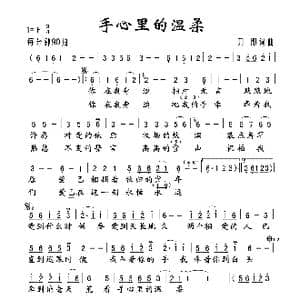 手心里的温柔_歌谱投稿_词曲:刀郎 刀郎