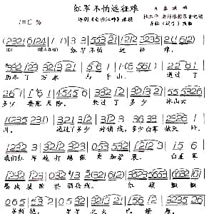 评剧谱 | 红军不怕远征难 评剧 金沙江畔 选段 马泰