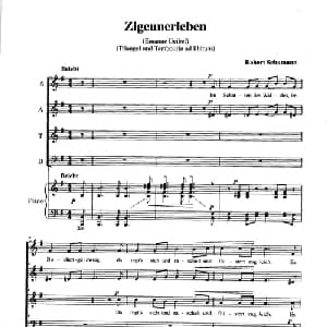 Zigeunerleben_外国歌谱