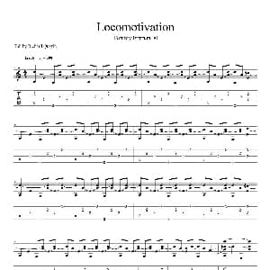 tommy emmanuel locomotivation 吉他谱