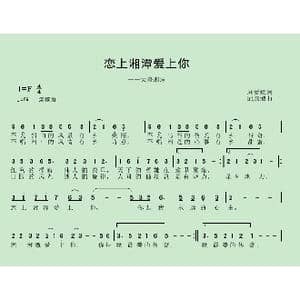 恋上湘潭爱上你_歌曲简谱_词曲:刘爱斌 邱彦鸿