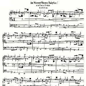 18首赞美诗前奏曲之三 钢琴谱 约翰 塞巴斯提安 巴赫