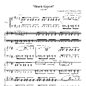 Death Report 钢琴谱