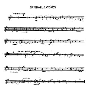 小提琴谱 | Siubhail a Gradh 爱尔兰曲调