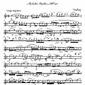 萨克斯谱 | 四十八首旋律练习曲之十