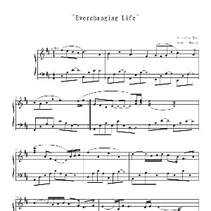 Everchanging Life 钢琴谱 SilverRay
