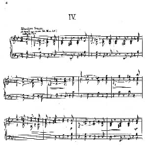 Album Leaf Op.7 钢琴谱 狄奥多 柯希纳