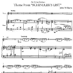 小提琴谱 | Theme From