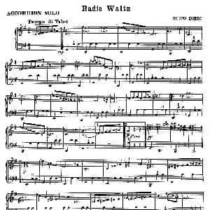 手风琴谱 | 电波圆舞曲