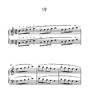 五.长句子的连奏19 钢琴谱