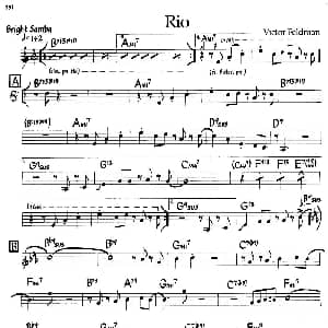 Rio 钢琴谱