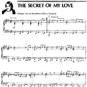 THE SECRET OF MY LOVE 钢琴谱