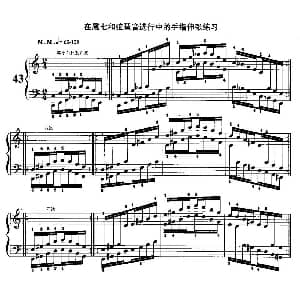 哈农钢琴练指法 钢琴谱 查尔斯 路易斯 哈农