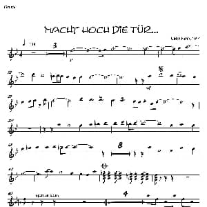 Macht Hoch Die Tru… 吉他谱
