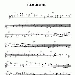萨克斯谱 | Texas Shuffle