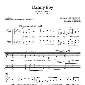 DANNY BOY_歌谱投稿