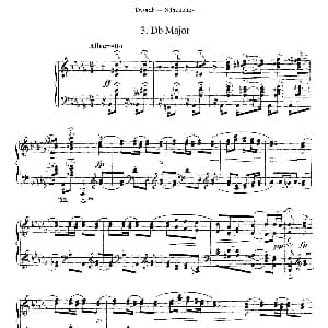 12 Silhouettes Op.8 钢琴谱 安东宁 德沃夏克