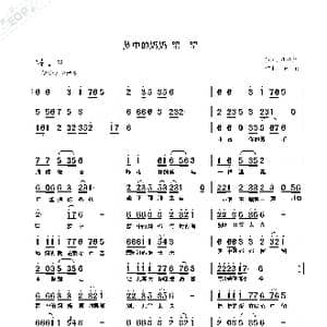 梦中的妈妈留一留_歌曲简谱_词曲:仇晓辉 杨其荣