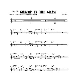 萨克斯谱 | GrazinIn The Grass