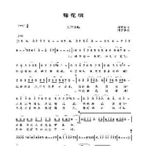 梅花泪_歌谱投稿_词曲:刘海东 刘亦敏