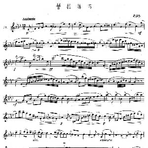 萨克斯谱 | 萨克斯练习曲合集 4—18 12/8拍练习 费多罗