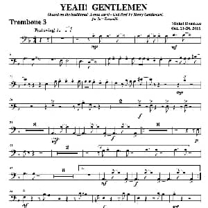 YEAH! GENTLEMEN 第三长号分谱