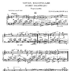 贝多芬钢琴小品 钢琴谱 贝多芬