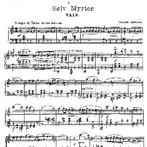 Sølvmyrter 钢琴谱 Andersen 安德森