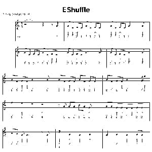 口琴谱 | E Shuffle 布鲁斯